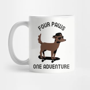 Four Paws One Adventure Dog Hiking Mug